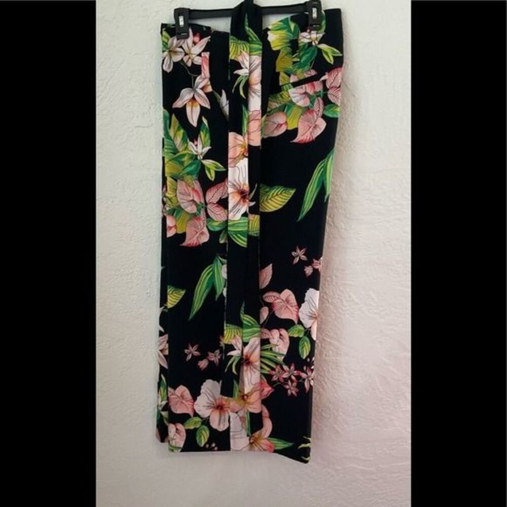 7th AVENUE FLORAL HIGH- waisted Pants 20